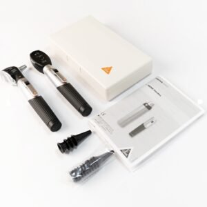 Set Oftalmoscopio/ Otoscopio Heine Con 2 Mangos A Pilas Mini 3000Led